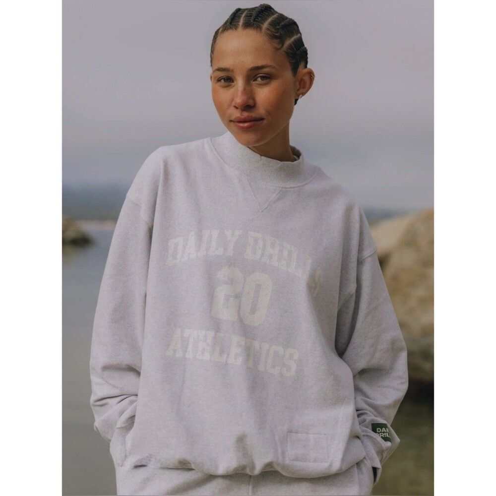 Daily Drills OVERSIZED FLEECE VINTAGE ATHLETICS CREW